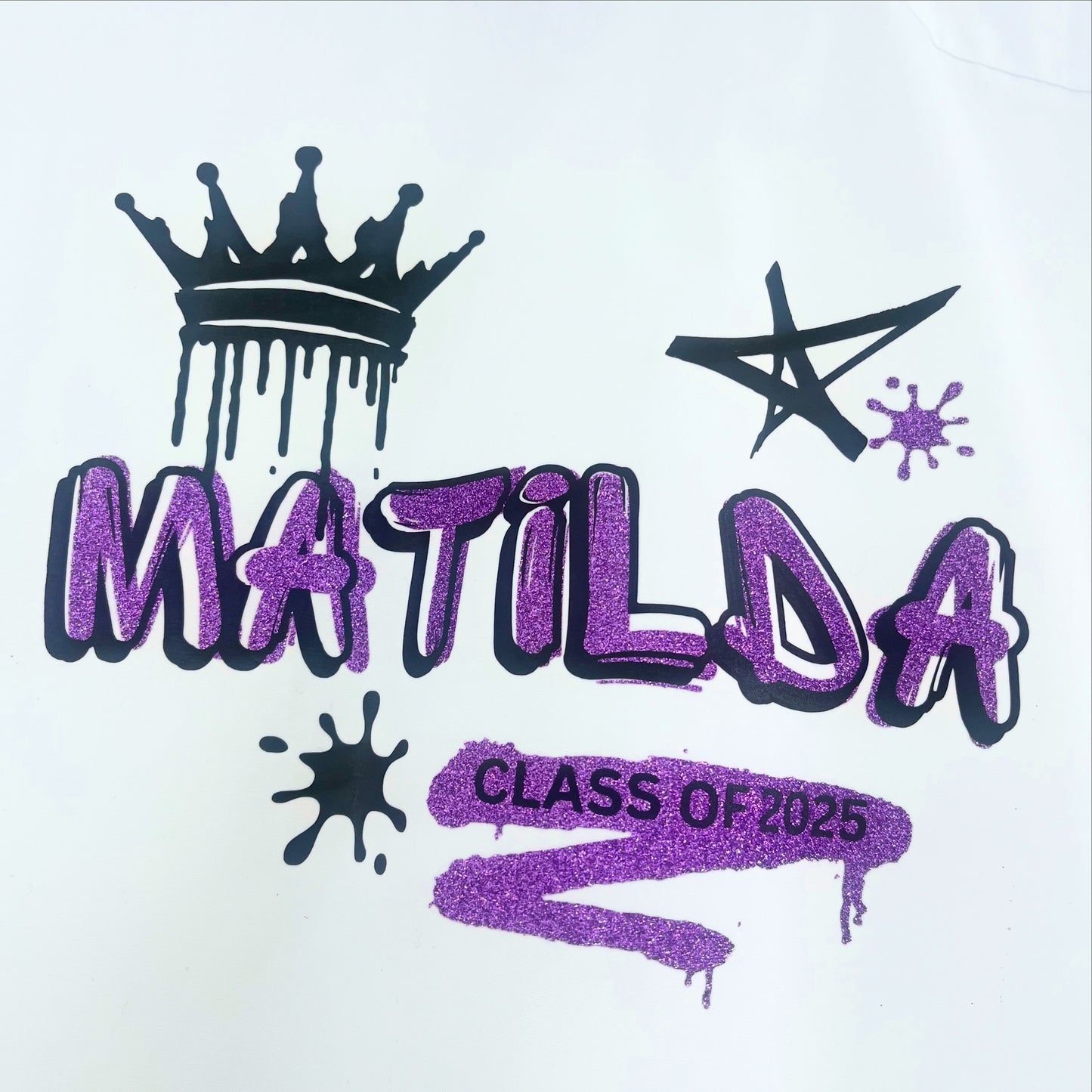 Graffiti Name School Leavers Signing Shirt