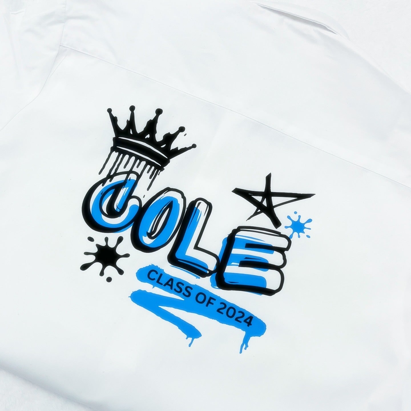 Graffiti Name School Leavers Signing Shirt