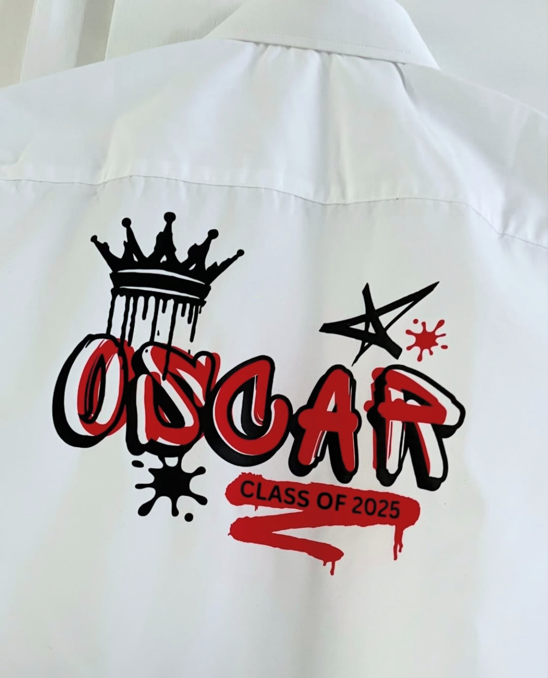 Graffiti Name School Leavers Signing Shirt