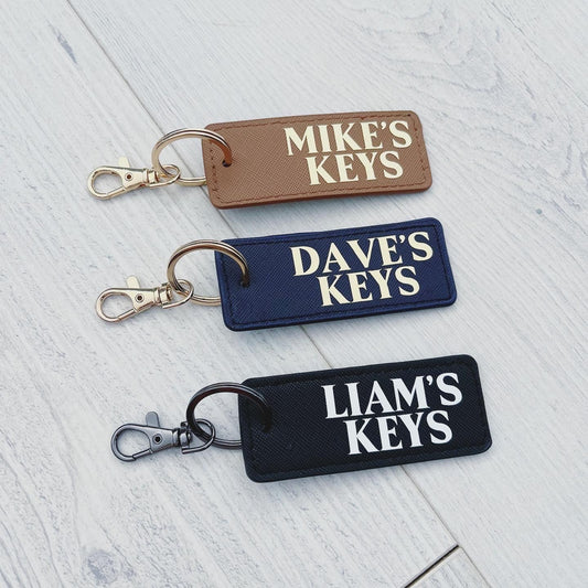 Personalised Keyring Keys