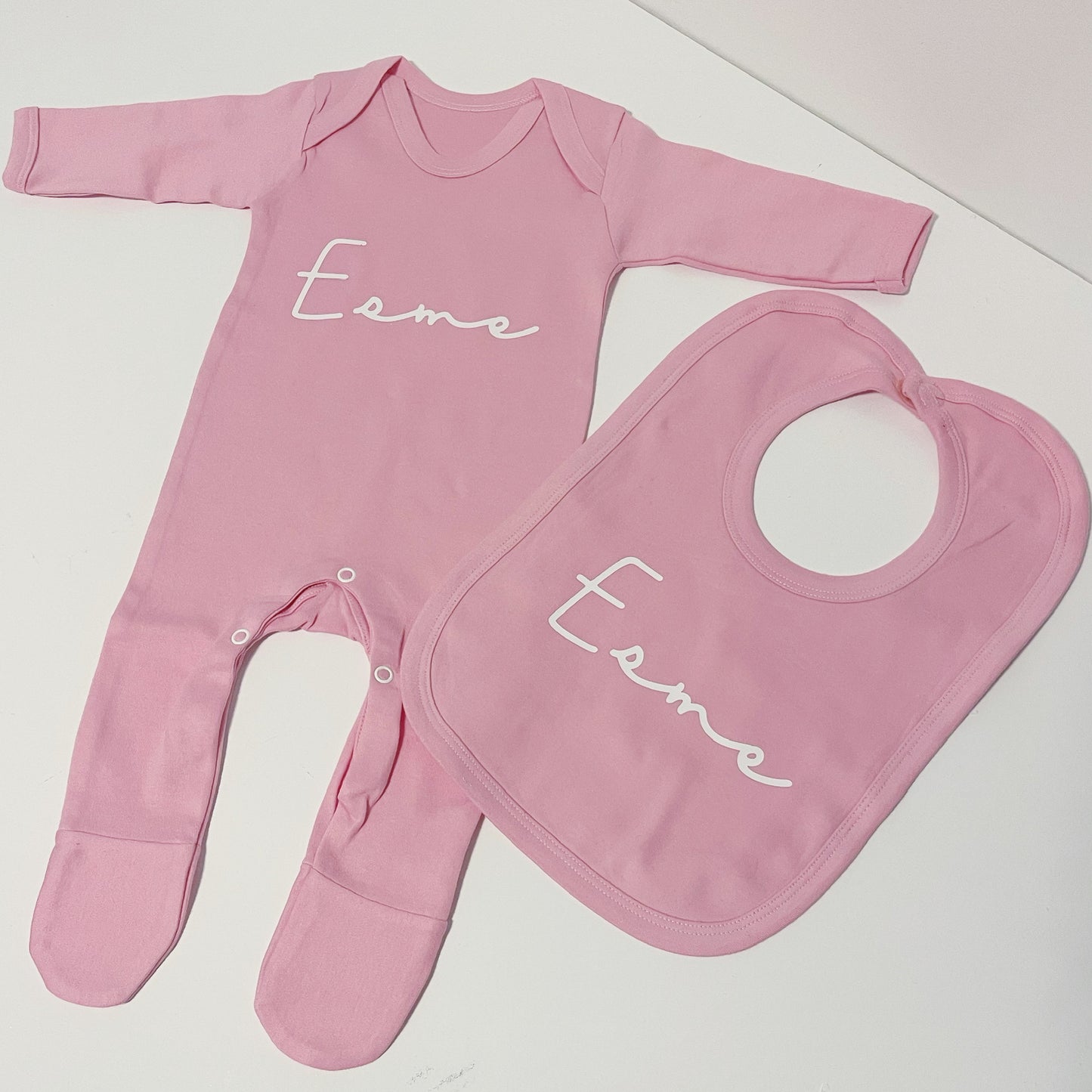 Baby Bundle - Romper Suit & Bib Set