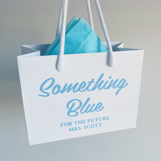 Something Blue Personalised Gift Bag