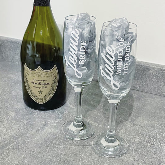 Wedding Party Champagne Flutes