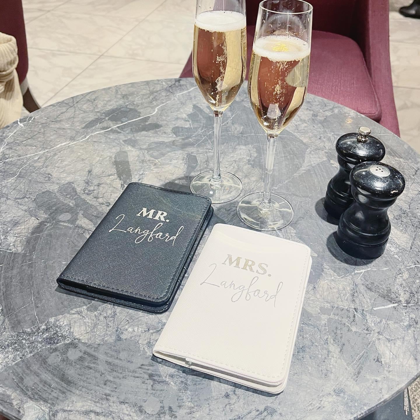 Mr / Mrs Passport Holder & Luggage Tag